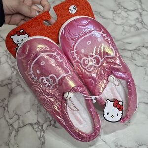 Hello Kitty Shiny Pink Slippers